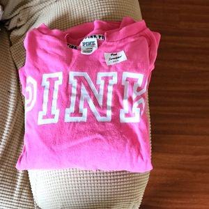 PINK crew neck sweatshirt